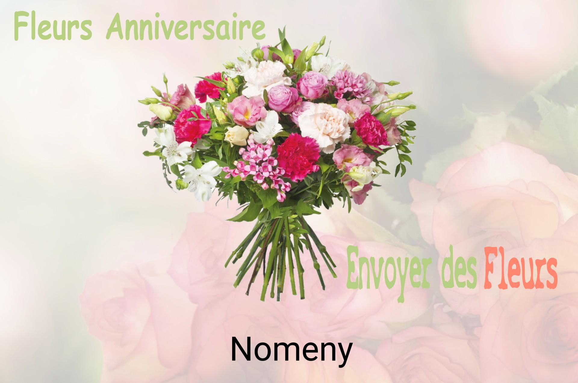 Bouquet de fleurs d’anniversaire livré à Nomeny