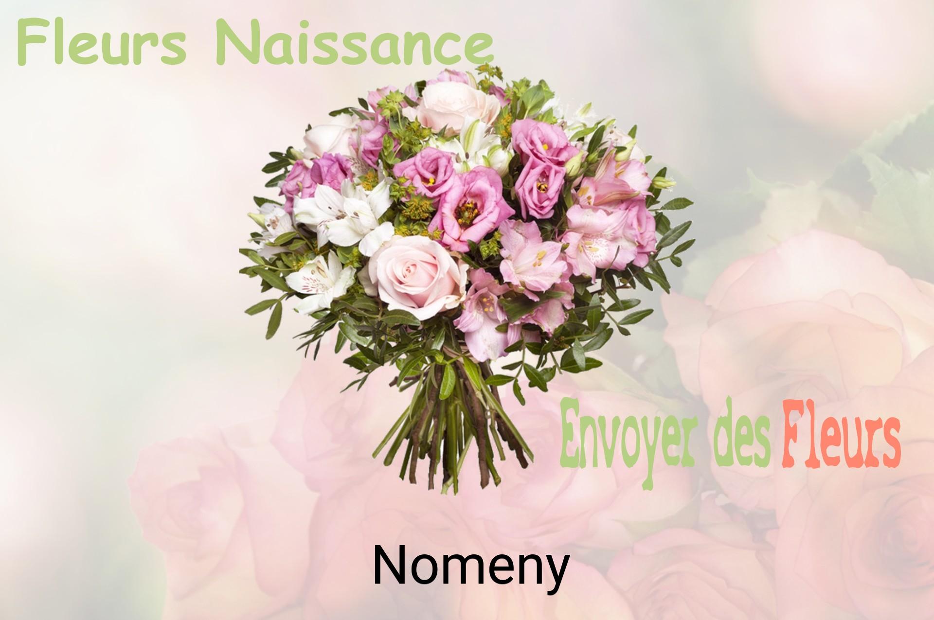 Bouquet de fleurs de naissance livré à Nomeny